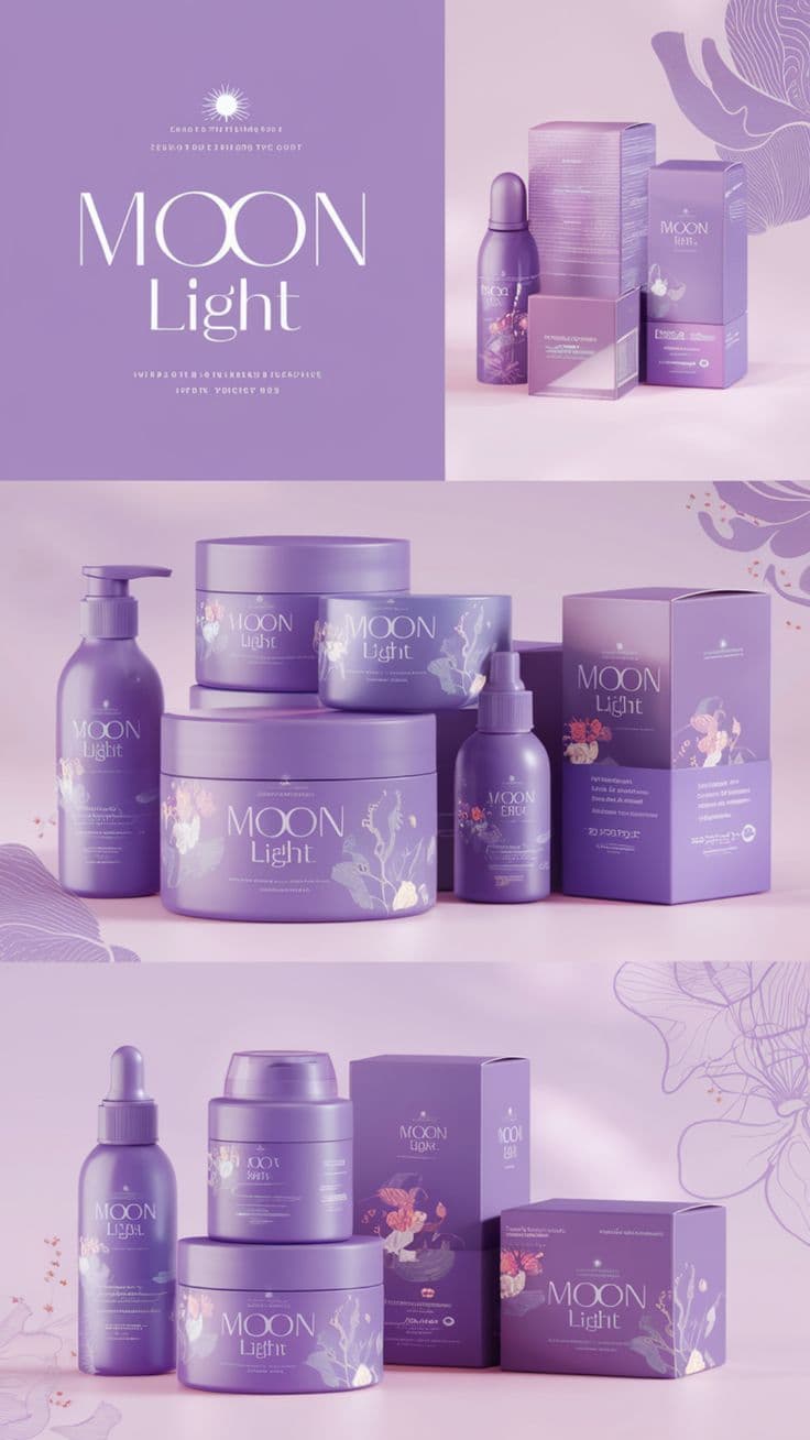 Referência visual de branding Amelise — textura e material